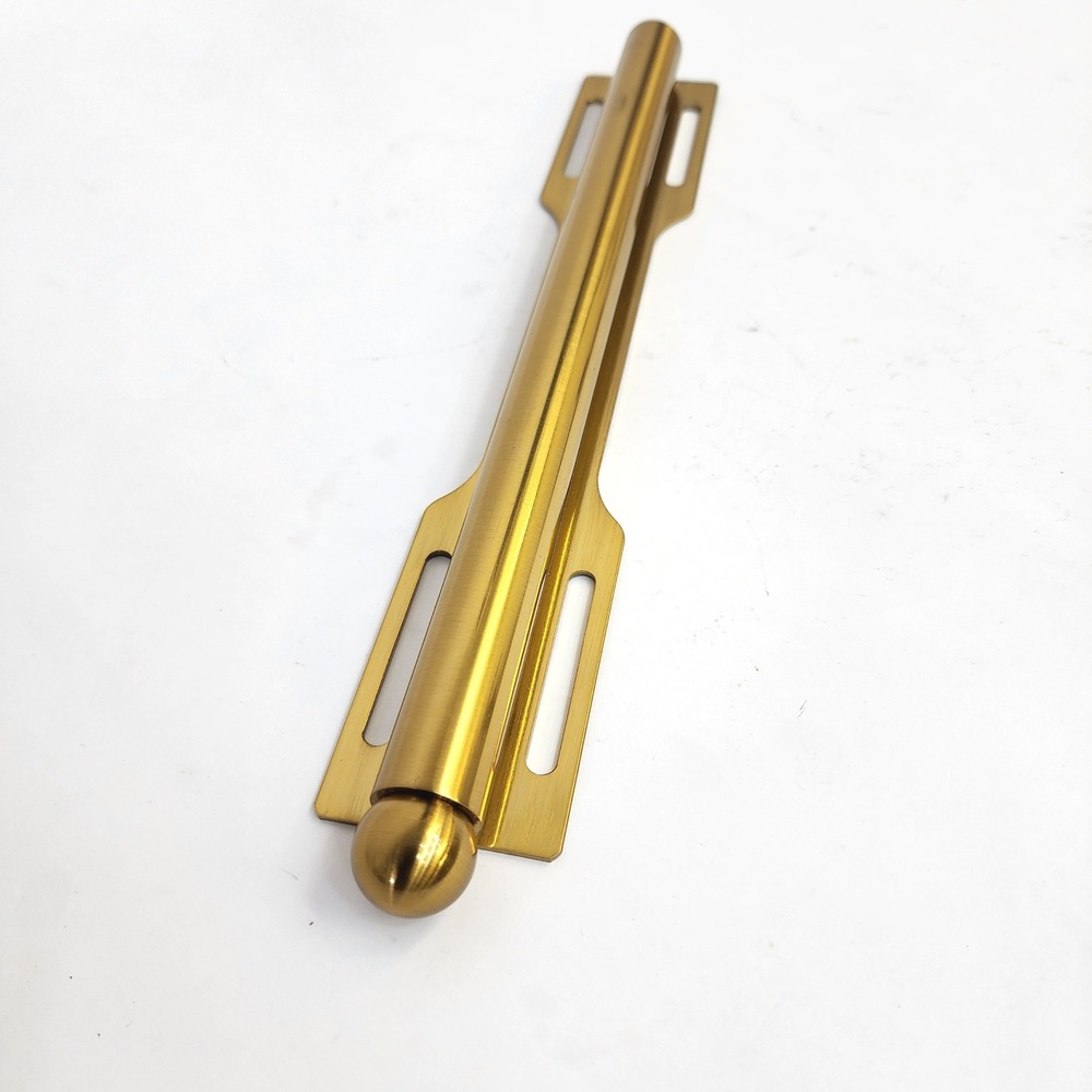 12 Inch Pull Out Valet Rod Closet Organizer Gold Side Mount Metal  30Lb capacity